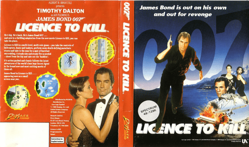 Licence to Kill box art for ZX Spectrum
